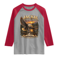 Jackie The Eagle Big Bear Lake California Raglan Shirt Forever Our Queen And In Our Hearts Wildlife Supports