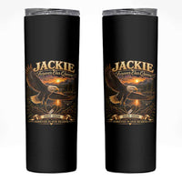 Jackie The Eagle Big Bear Lake California Skinny Tumbler Forever Our Queen And In Our Hearts Wildlife Supports