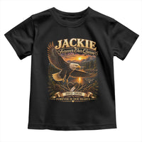 Jackie The Eagle Big Bear Lake California Toddler T Shirt Forever Our Queen And In Our Hearts Wildlife Supports