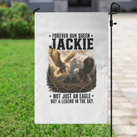 Jackie Bald Eagle Garden Flag Forever Our Queen Not Just An Eagle But A Legend In The Sky
