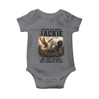 Jackie Bald Eagle Baby Onesie Forever Our Queen Not Just An Eagle But A Legend In The Sky