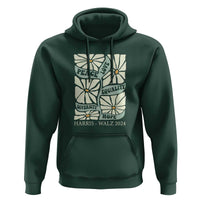 Harris Walz 2024 Hoodie Peace Love Equality Diversity Hope Hand Drawn Flower - Wonder Print Shop