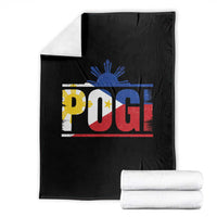 Pogi Filipino Slang Filipino Flag Pinoy Sun And Star Throw Blanket - Wonder Print Shop