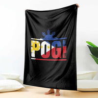 Pogi Filipino Slang Filipino Flag Pinoy Sun And Star Throw Blanket - Wonder Print Shop