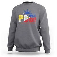 Pogi Filipino Slang Filipino Flag Pinoy Sun And Star Sweatshirt - Wonder Print Shop