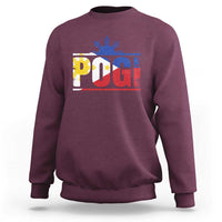Pogi Filipino Slang Filipino Flag Pinoy Sun And Star Sweatshirt - Wonder Print Shop