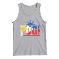 Pogi Filipino Slang Filipino Flag Pinoy Sun And Star Tank Top - Wonder Print Shop