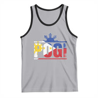 Pogi Filipino Slang Filipino Flag Pinoy Sun And Star Tank Top - Wonder Print Shop