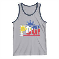 Pogi Filipino Slang Filipino Flag Pinoy Sun And Star Tank Top - Wonder Print Shop