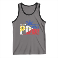 Pogi Filipino Slang Filipino Flag Pinoy Sun And Star Tank Top - Wonder Print Shop