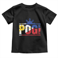 Pogi Filipino Slang Filipino Flag Pinoy Sun And Star Toddler T Shirt - Wonder Print Shop