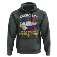 Funny Philippines Hoodie Exercise I Thought You Said Extra Rice - Wonder Print Shop