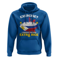 Funny Philippines Hoodie Exercise I Thought You Said Extra Rice - Wonder Print Shop