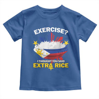Funny Philippines Toddler T Shirt Exercise I Thought You Said Extra Rice - Wonder Print Shop