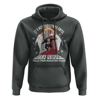 Funny Nakatomi Plaza Hoodie It's Not Christmas Until Hans Gruber Falls From Nakatomi Plaza Explode