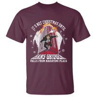 Funny Nakatomi Plaza T Shirt It's Not Christmas Until Hans Gruber Falls From Nakatomi Plaza Explode - Wonder Print Shop