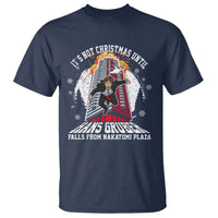 Funny Nakatomi Plaza T Shirt It's Not Christmas Until Hans Gruber Falls From Nakatomi Plaza Explode - Wonder Print Shop