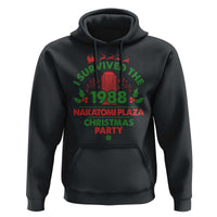 I Survived The 1988 Nakatomi Plaza Christmas Party Hoodie Vintage Mistletoe