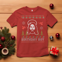 Funny Christian Christmas T Shirt Birthday Boy Jesus God Xmas Tree Angels - Wonder Print Shop