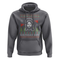 Funny Christian Christmas Hoodie Birthday Boy Jesus God Xmas Tree Angels