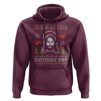Funny Christian Christmas Hoodie Birthday Boy Jesus God Xmas Tree Angels