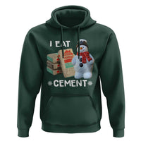 Funny Christmas I Eat Cement Hoodie Snowman Snow Cement Oddly Specific Dank Meme - Wonder Print Shop