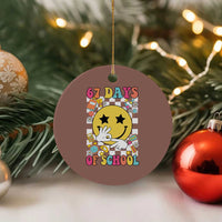 67 Days Of School Ceramic Ornament Six Seven Meme Student Teacher - Wonder Print Shop