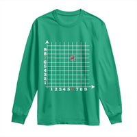 Funny 67 Math Coordinates Christmas Long Sleeve Shirt Dabbing Santa Teacher Student Six Seven Meme - Wonder Print Shop