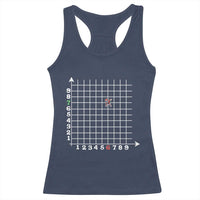 Funny 67 Math Coordinates Christmas Racerback Tank Top Dabbing Santa Teacher Student Six Seven Meme - Wonder Print Shop