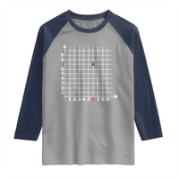 Funny 67 Math Coordinates Christmas Raglan Shirt Dabbing Santa Teacher Student Six Seven Meme - Wonder Print Shop