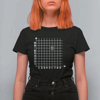 Funny 67 Math Coordinates Christmas T Shirt For Women Dabbing Santa Teacher Student Six Seven Meme - Wonder Print Shop