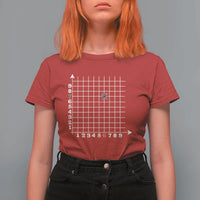 Funny 67 Math Coordinates Christmas T Shirt For Women Dabbing Santa Teacher Student Six Seven Meme - Wonder Print Shop