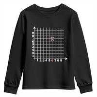 Funny 67 Math Coordinates Christmas Youth Sweatshirt Dabbing Santa Teacher Student Six Seven Meme - Wonder Print Shop