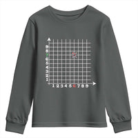 Funny 67 Math Coordinates Christmas Youth Sweatshirt Dabbing Santa Teacher Student Six Seven Meme - Wonder Print Shop