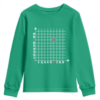 Funny 67 Math Coordinates Christmas Youth Sweatshirt Dabbing Santa Teacher Student Six Seven Meme - Wonder Print Shop