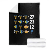 Funny Hanukkah 67 Math Throw Blanket Teacher Chanukah Six Seven Meme - Wonder Print Shop