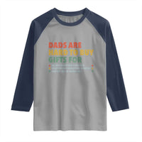 Dads Are Hard To Buy Gifts For Christmas Raglan Shirt Funny Father's Day Ugly Xmas - Wonder Print Shop