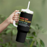 Dads Are Hard To Buy Gifts For Christmas Tumbler With Handle Funny Father's Day Ugly Xmas - Wonder Print Shop