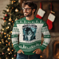 Funny If They Talk Behind Your Back Fart Ugly Christmas Sweater Alpha Wolf Oddly Specific Meme - Wonder Print Shop