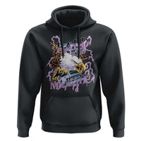 Funny Eagle Bald And Majestic Hoodie Vintage Storm Thunder