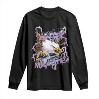 Funny Eagle Bald And Majestic Long Sleeve Shirt Vintage Storm Thunder
