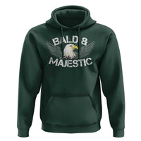 Funny Eagle Bald And Majestic Hoodie Eagle Grandpa Dad Joke