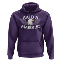 Funny Eagle Bald And Majestic Hoodie Eagle Grandpa Dad Joke