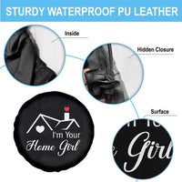 Funny Realtor Spare Tire Cover I Am Your Home Girl Real Estate Agent - Wonder Print Shop