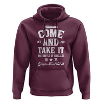 History Of Texas Hoodie Come And Take It The Battle Of Gonzales