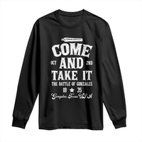 History Of Texas Long Sleeve Shirt Come And Take It The Battle Of Gonzales
