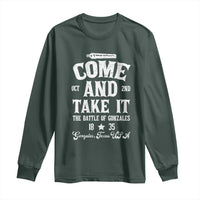 History Of Texas Long Sleeve Shirt Come And Take It The Battle Of Gonzales