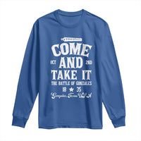 History Of Texas Long Sleeve Shirt Come And Take It The Battle Of Gonzales