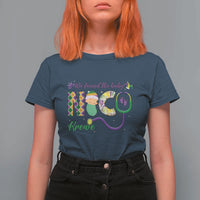 Funny NICU Mardi Gras T Shirt For Women We Found The Baby NICU Krewe King Cake