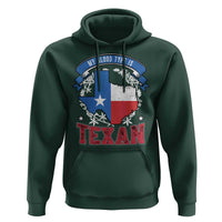 My Blood Types Is Texan Hoodie Proud American Texan TX Map Bluebonnet